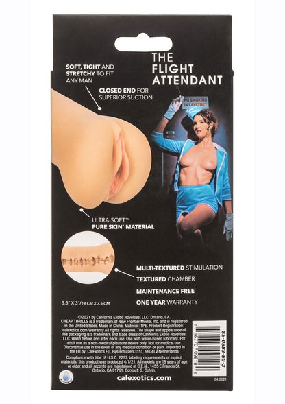 Cheap Thrills The Flight Attendant Stroker - Pussy - Vanilla