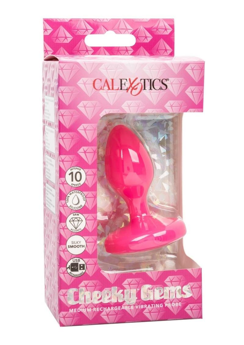 Cheeky Gems Rechargeable Silicone Vibrating Probe