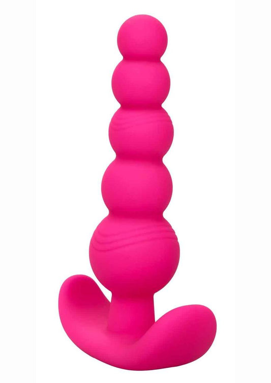 Cheeky X-5 Beads Silicone Anal Probe - Pink