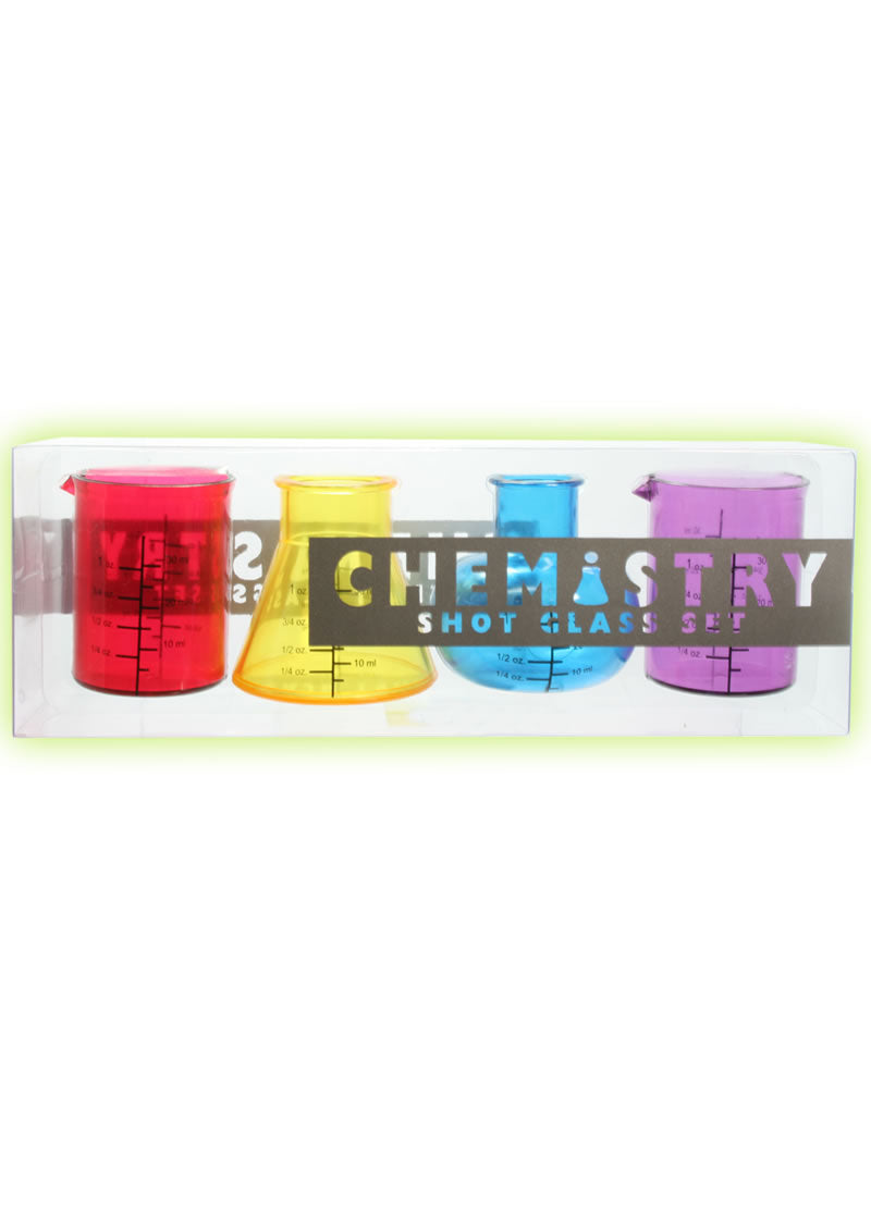 Chemistry Shot Glass - Assorted Colors - Set