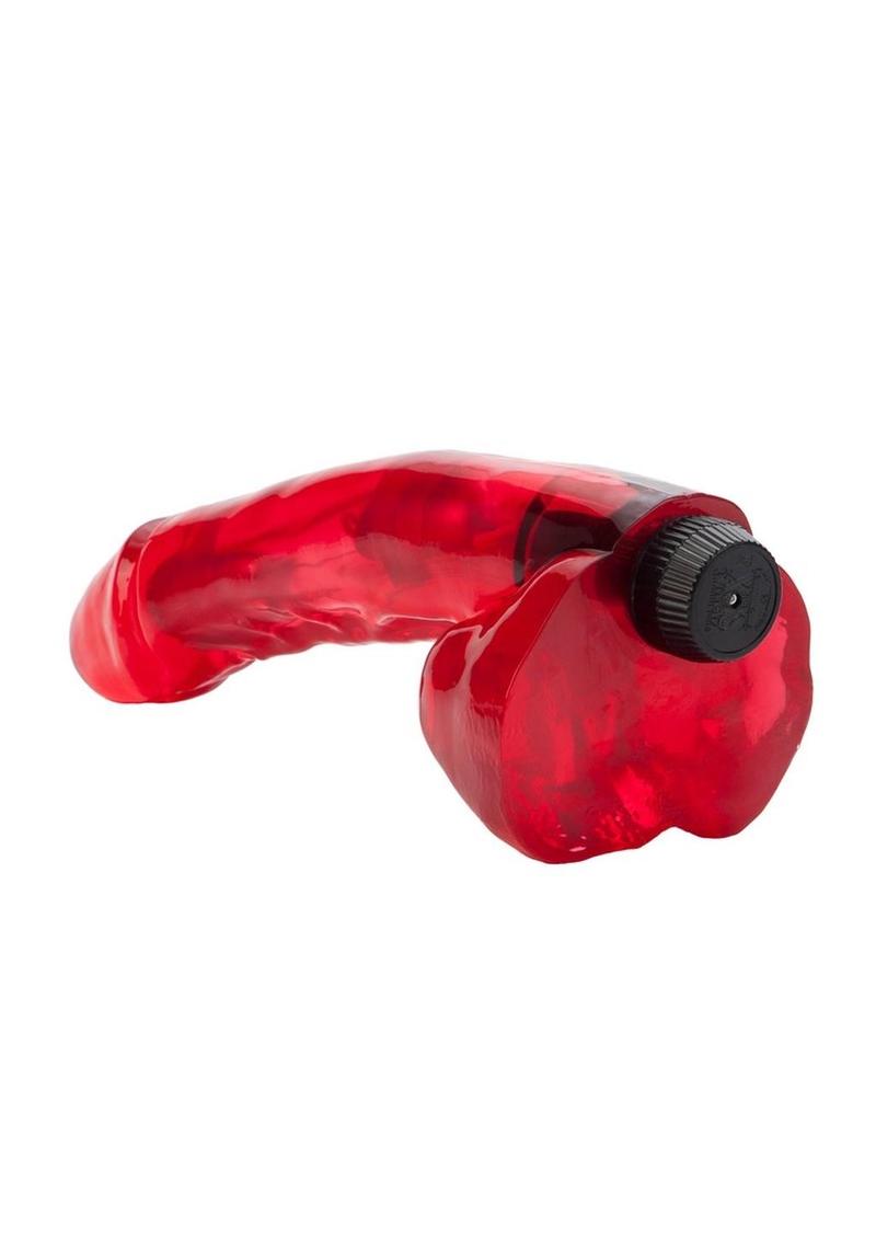 Cherry Scented Vibro Dong Multi Speed Vibrating - Red