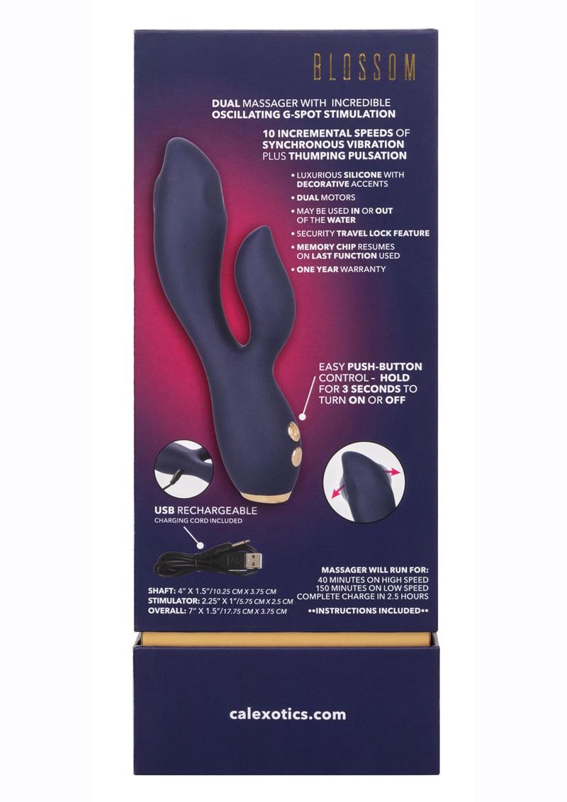 Chic Blossom Rechargeable Silicone Rabbit Vibrator