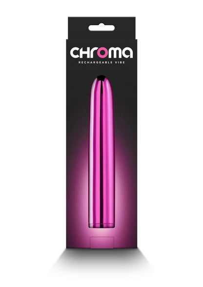 Chroma Classic Rechargeable Vibrator - Pink - 7in