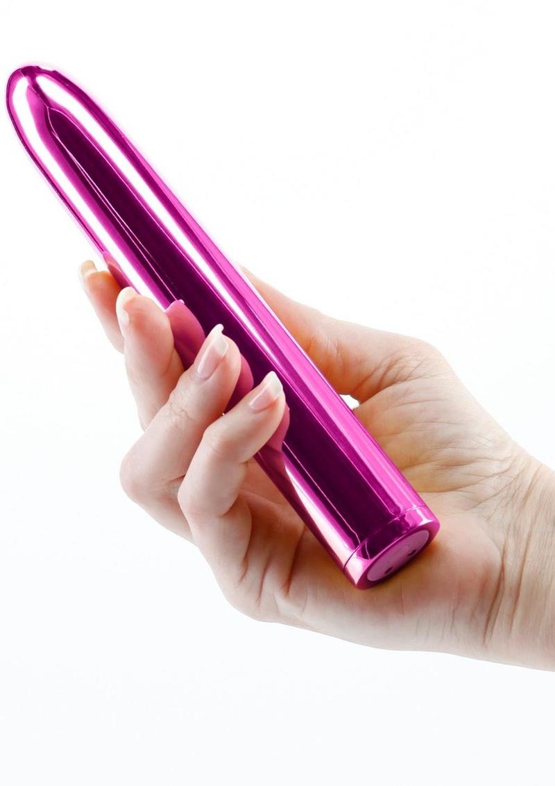 Chroma Classic Rechargeable Vibrator - Pink - 7in