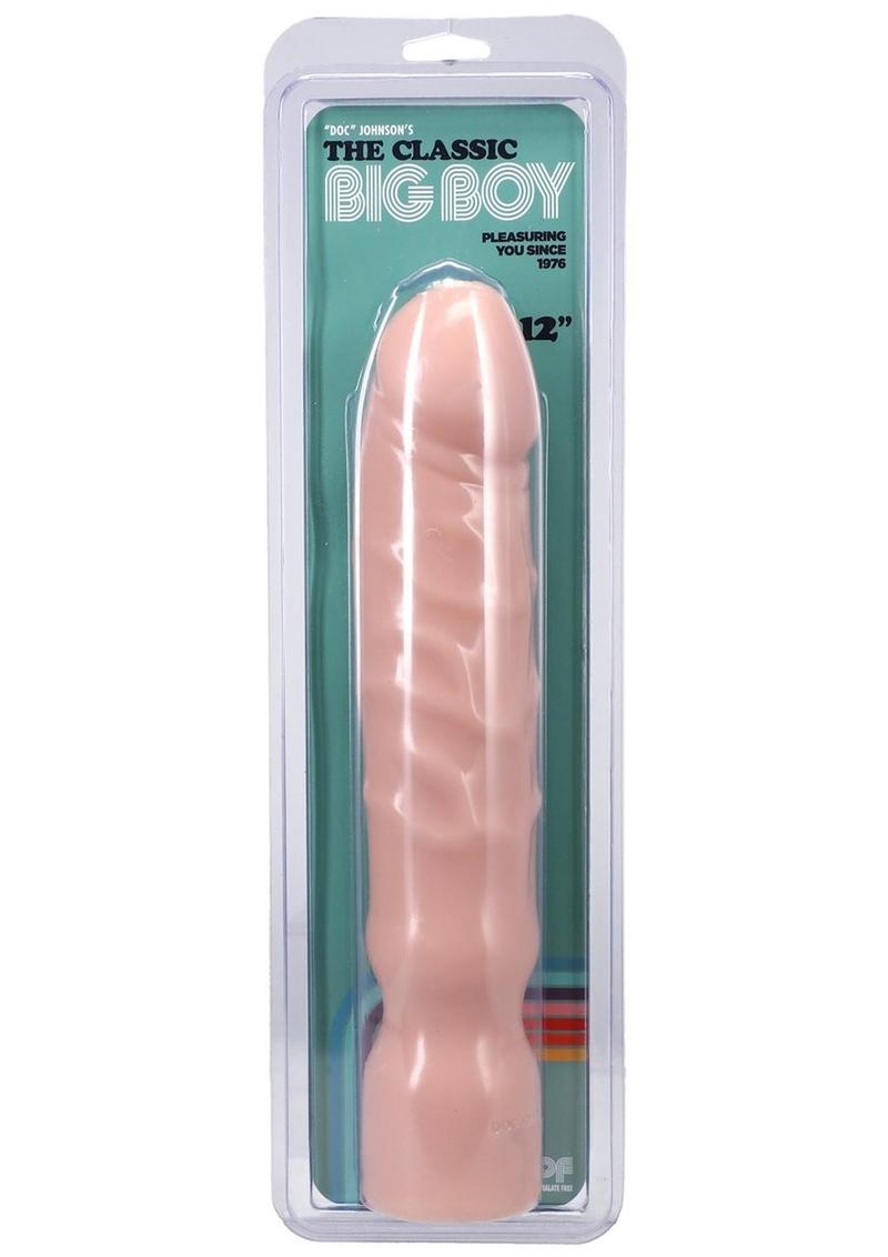 Classic Big Boy Dildo - Flesh/Vanilla - 12in