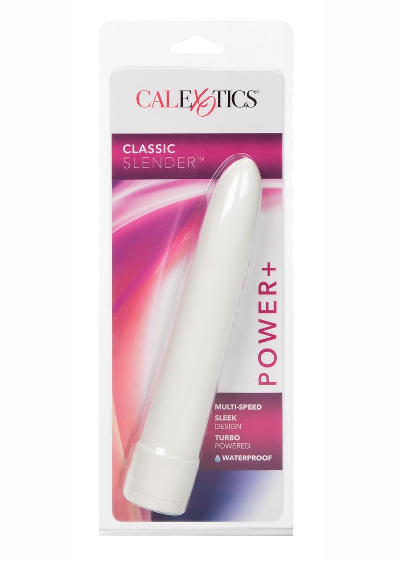 Classic Slender Vibrator - Ivory/White