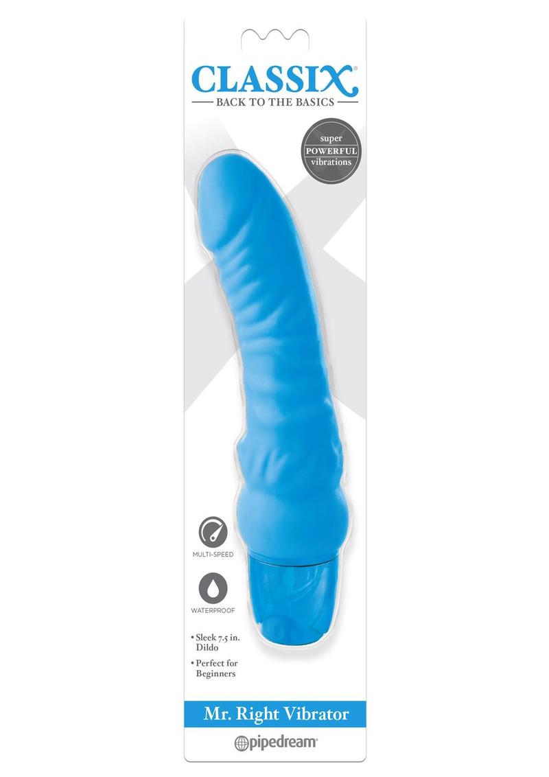 Classix Mr. Right Vibrator - Blue