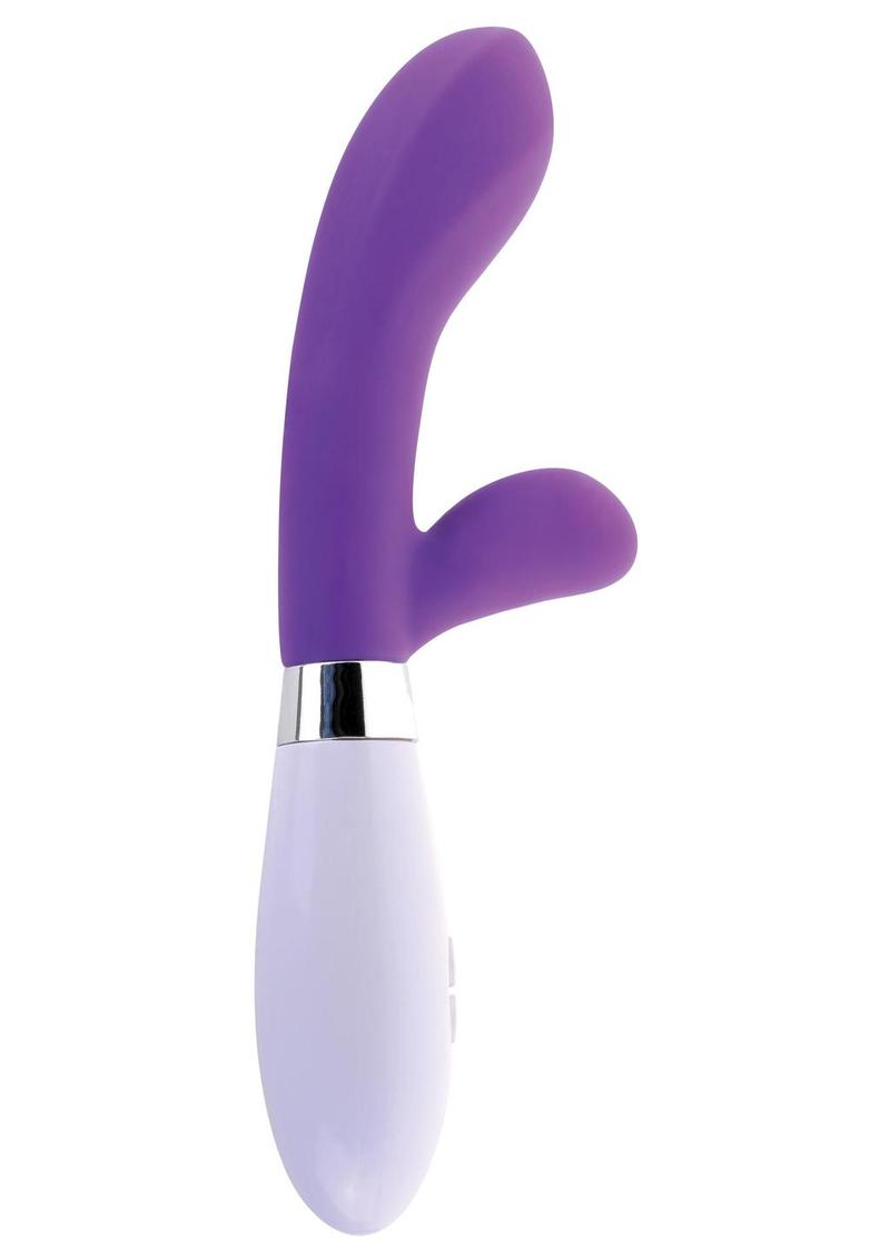 Classix Silicone G-Spot Rabbit Vibrator - Purple/White