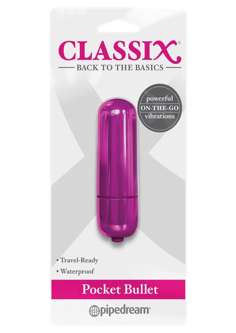 Classix Vibrating Pocket Bullet - Pink