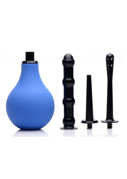 Cleanstream Premium One-Way Valve Anal Douche - Blue - Set