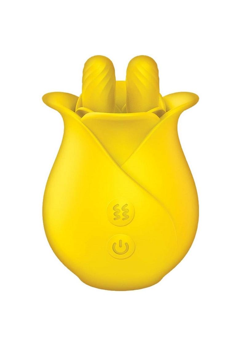 Clit-Tastic Tulip Rechargeable Silicone Finger Massager