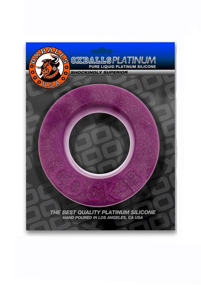 Cock-B Bulge Silicone Cock Ring - Plum/Purple