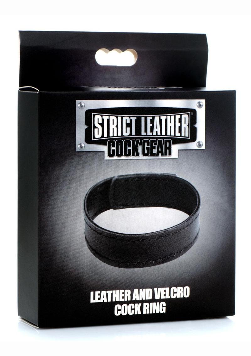 Cock Gear Velcro Leather Cock Ring