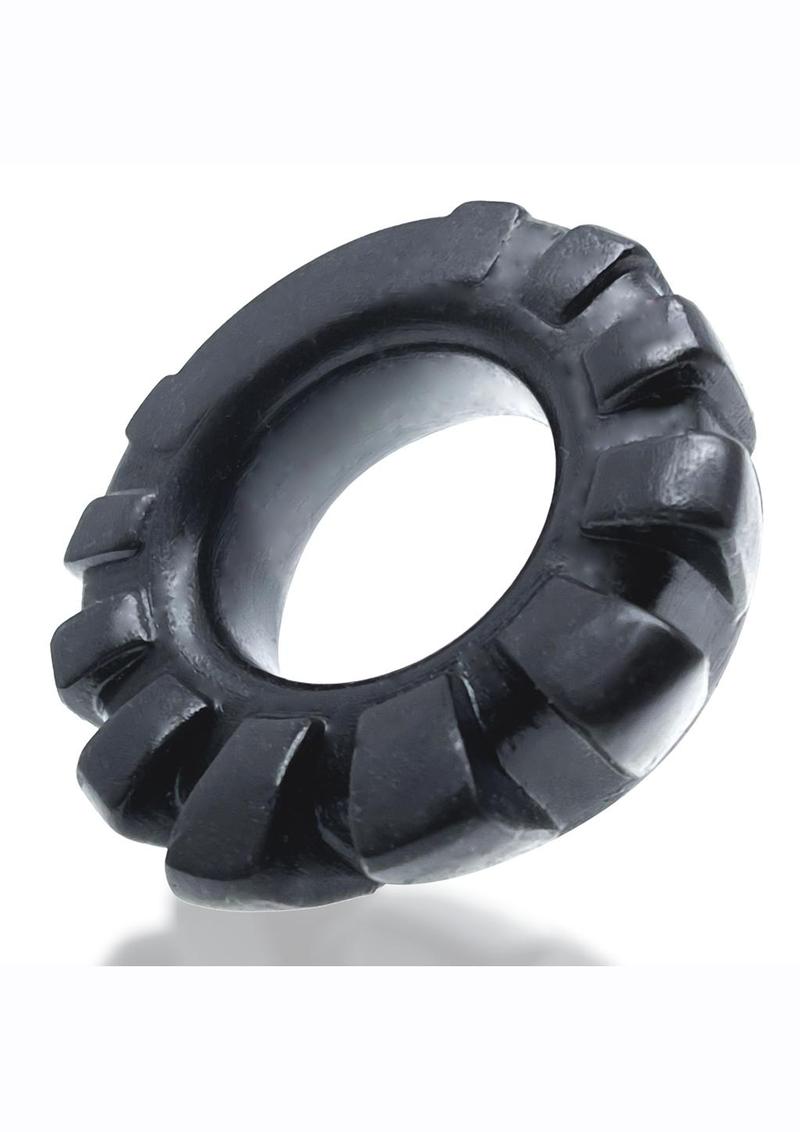 Cock Lug Lugged Cock Ring - Black