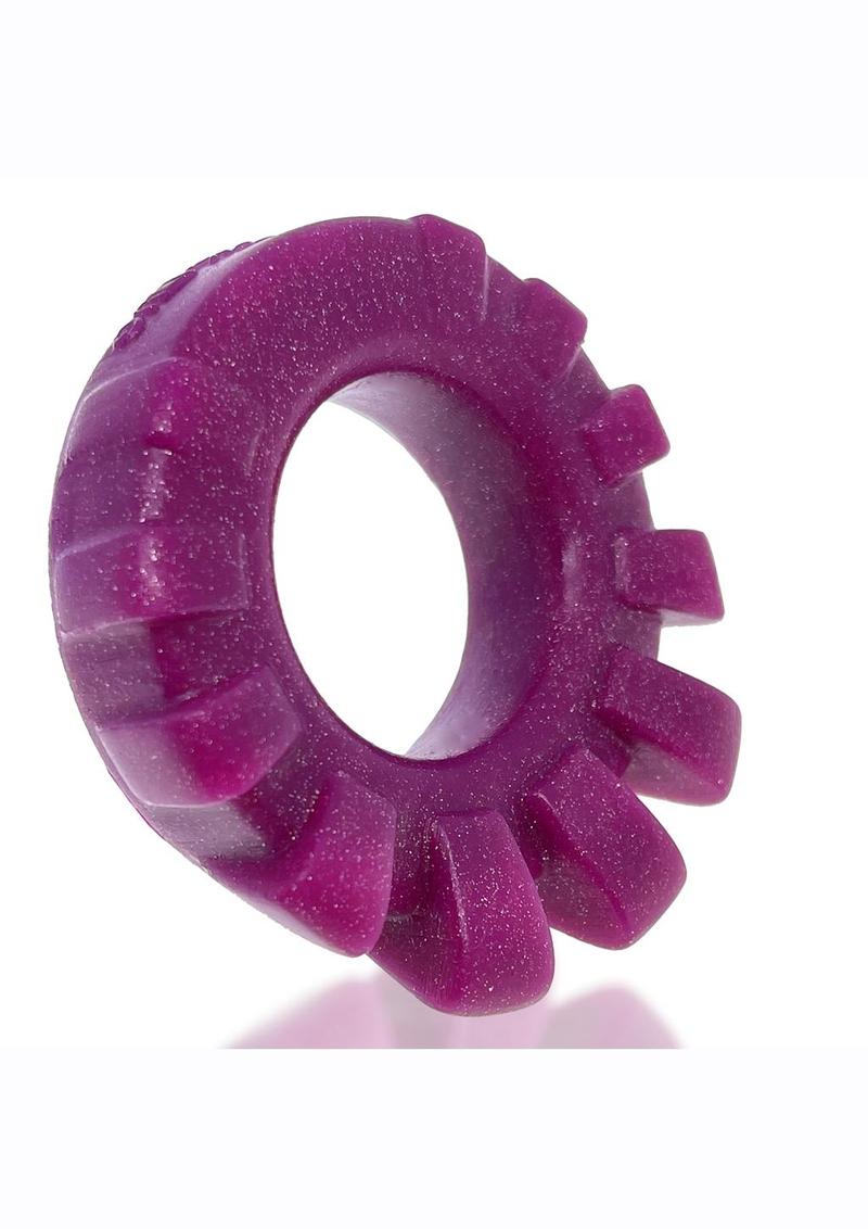 Cock Lug Lugged Cock Ring - Plum/Purple