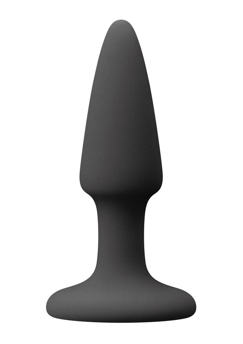 Colours Pleasure Plug Silicone Butt Plug - Mini - Black - XSmall