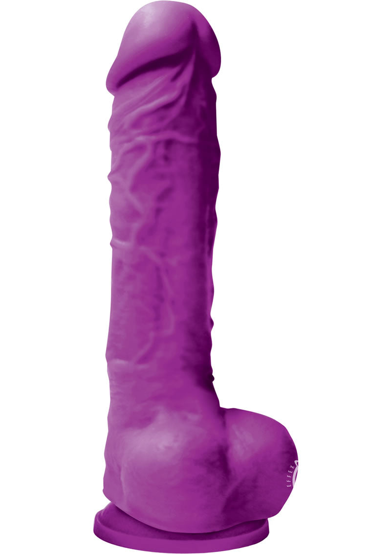 Colours Pleasures Silicone Dildo - Purple - 5in