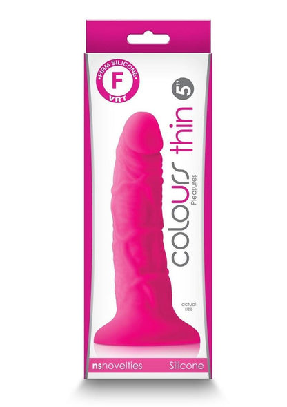 Colours Pleasures Silicone Thin Dildo