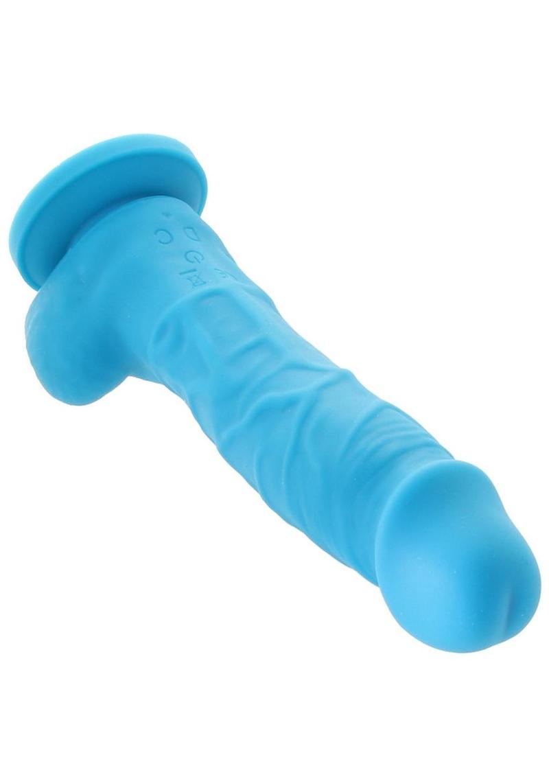 Colours Pleasures Silicone Vibrating Dildo with Balls