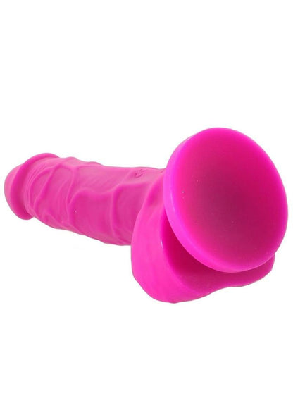 Colours Pleasures Silicone Vibrating Dildo with Balls