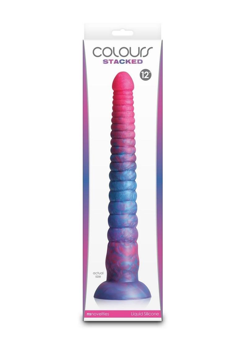 Colours Stacked Silicone Dildo