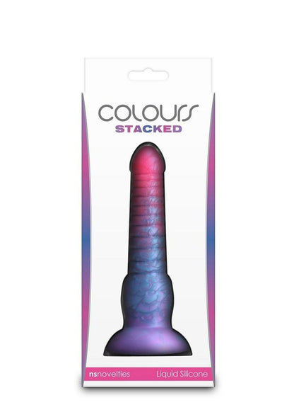 Colours Stacked Silicone Dildo