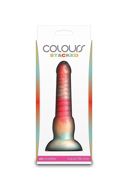 Colours Stacked Silicone Dildo