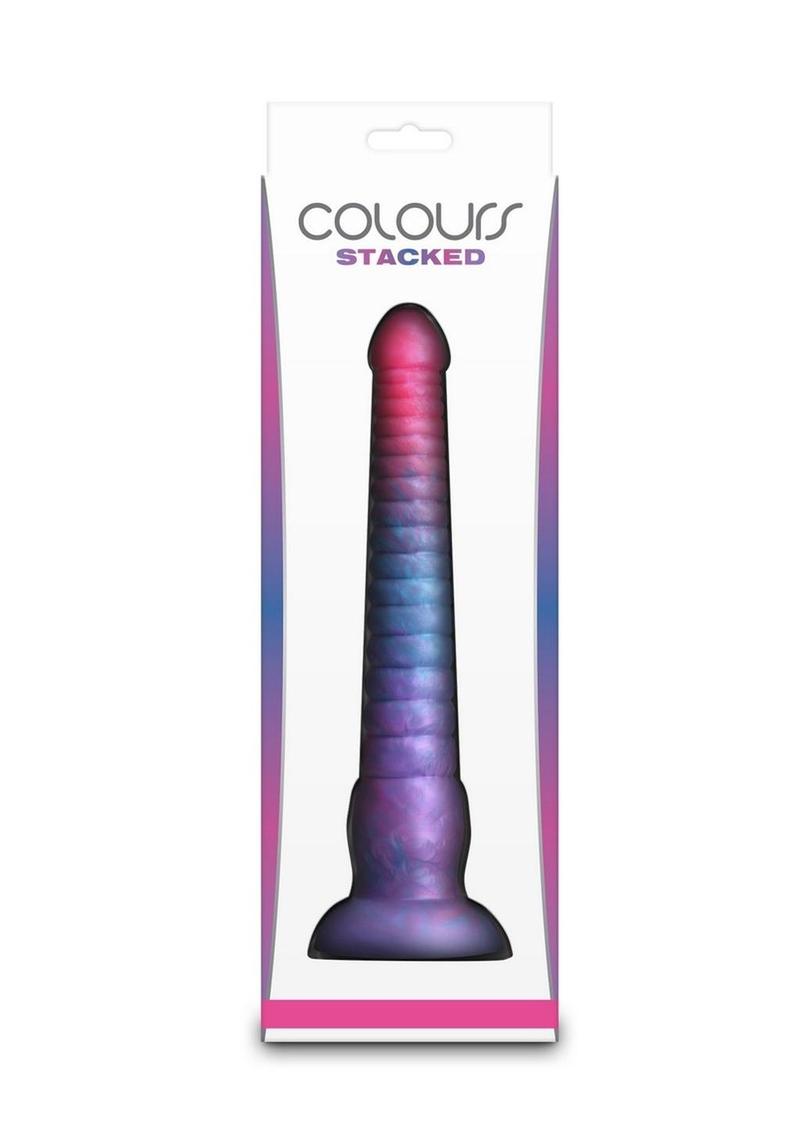 Colours Stacked Silicone Dildo