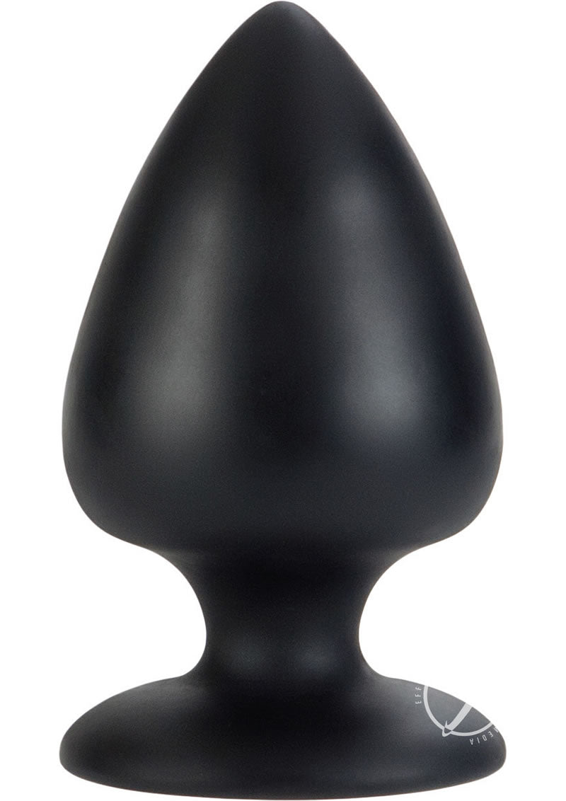 Colt Big Boy Silicone Butt Plug - Black - Large