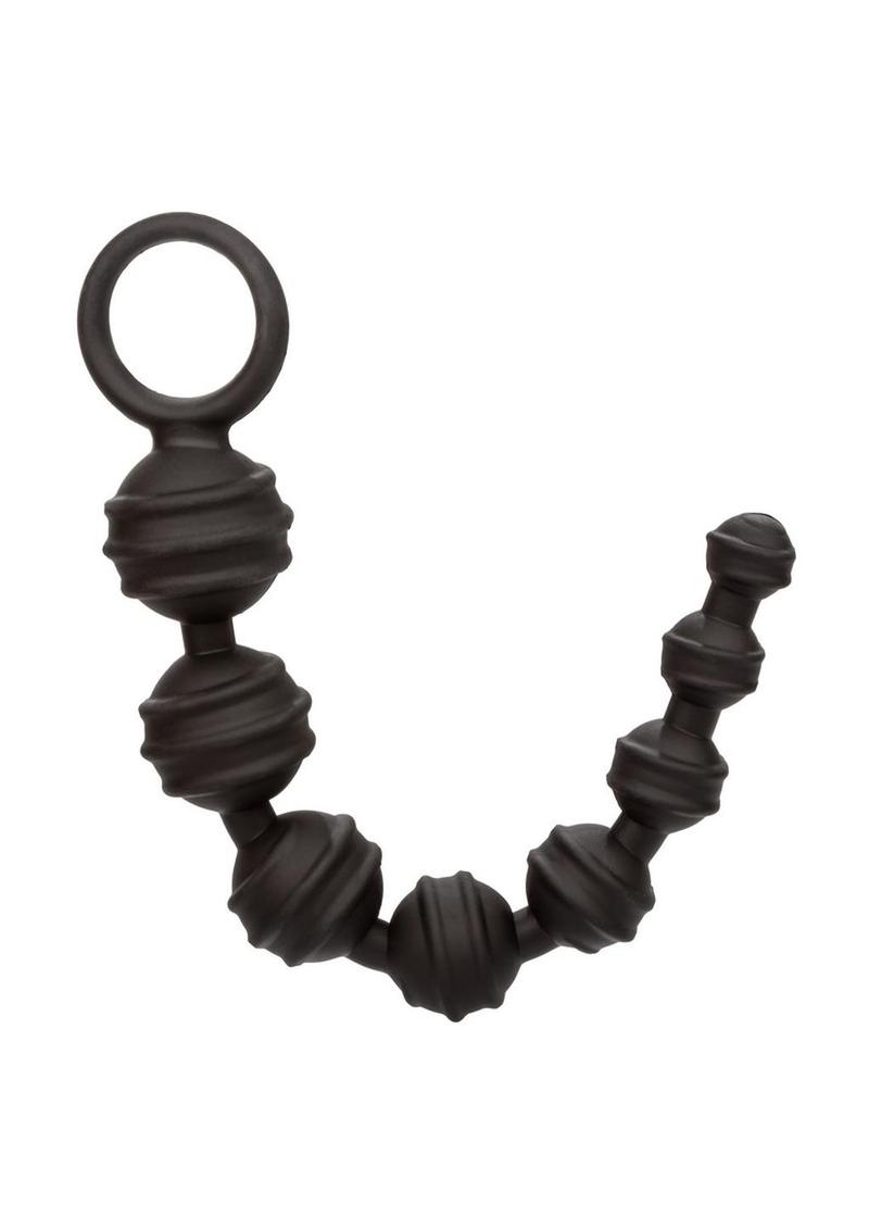 Colt Power Drill Silicone Anal Beads - Black