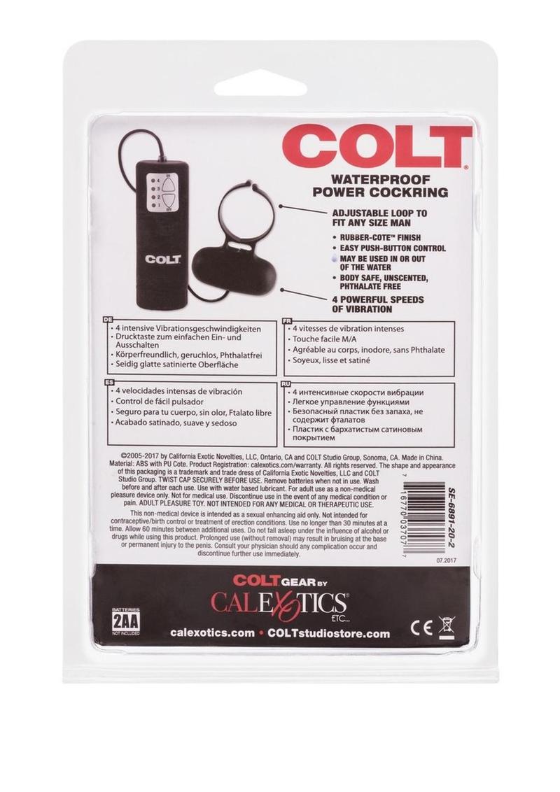 Colt Waterproof Power Vibrating Cock Ring