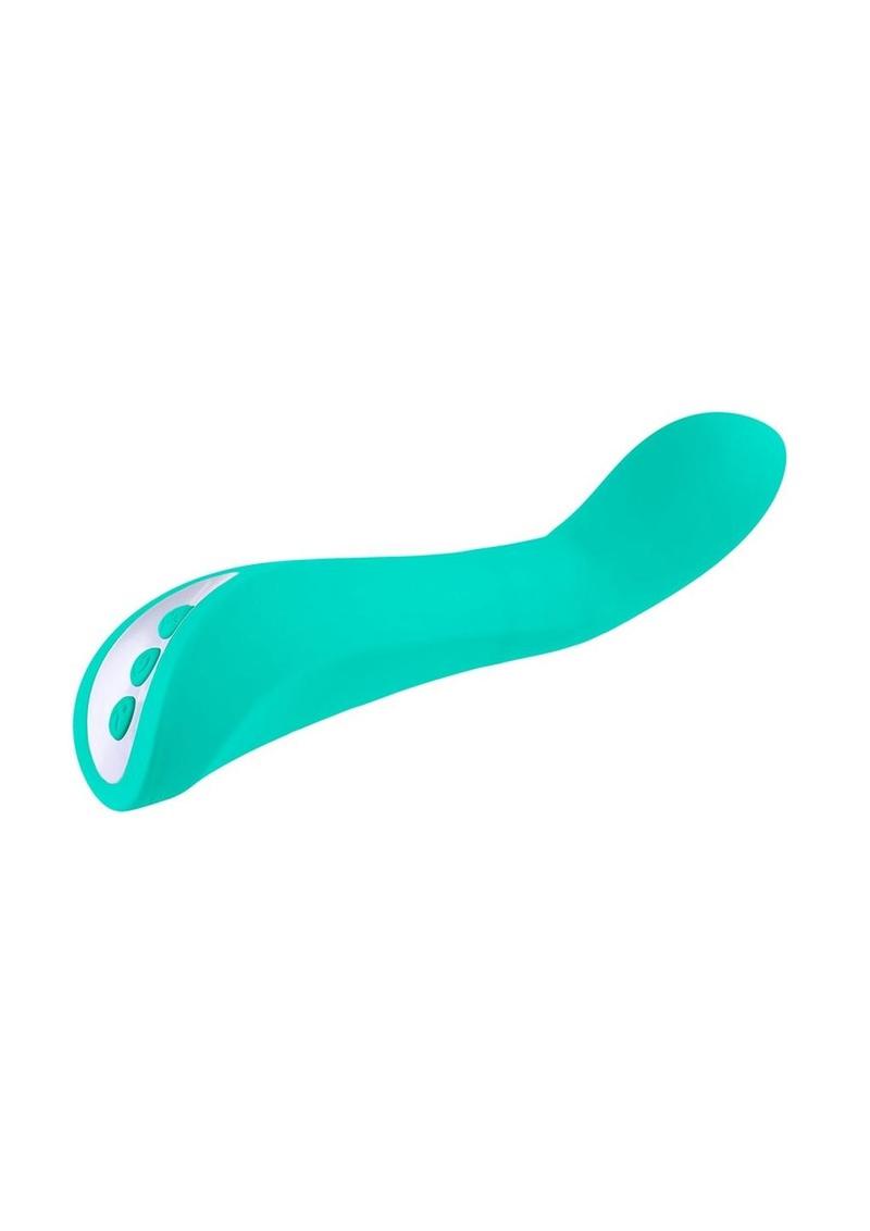 Come with Me Rechargeable Silicone Vibrator - Green