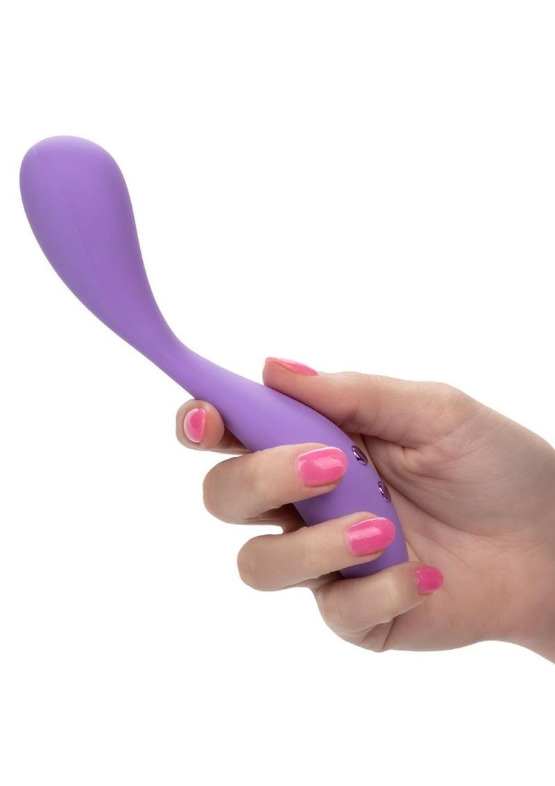 Contour Demi Rechargeable Silicone Vibrator - Purple