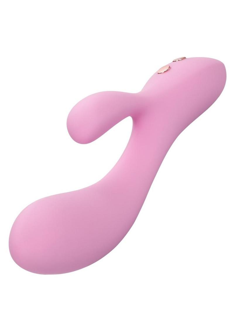 Contour Zoie Rechargeable Silicone Rabbit Vibrator - Pink