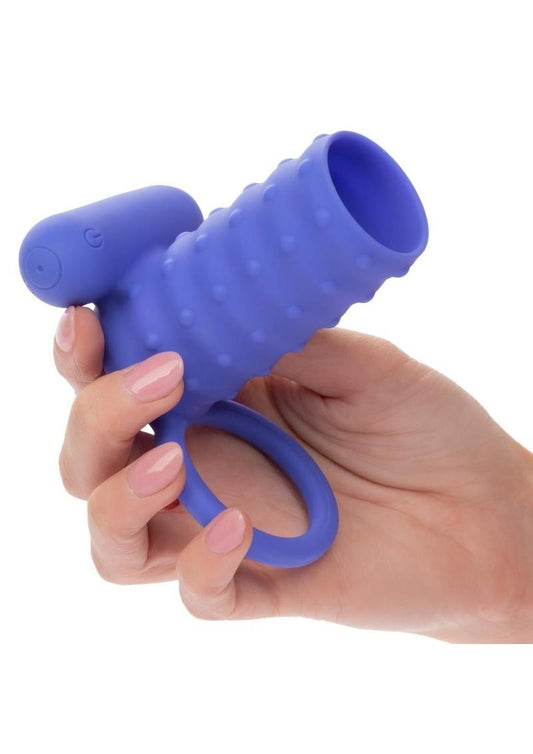 Couple's Enhancers Silicone Rechargeable Endless Desires Enhancer - Blue