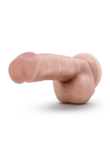 Loverboy Mr. Jackhammer Dildo with Balls - Flesh/Vanilla - 8.5in