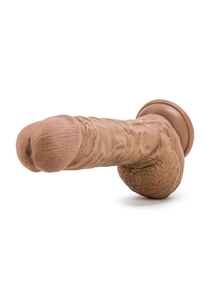 Loverboy Your Personal Trainer Dildo with Balls - Brown/Caramel - 9in