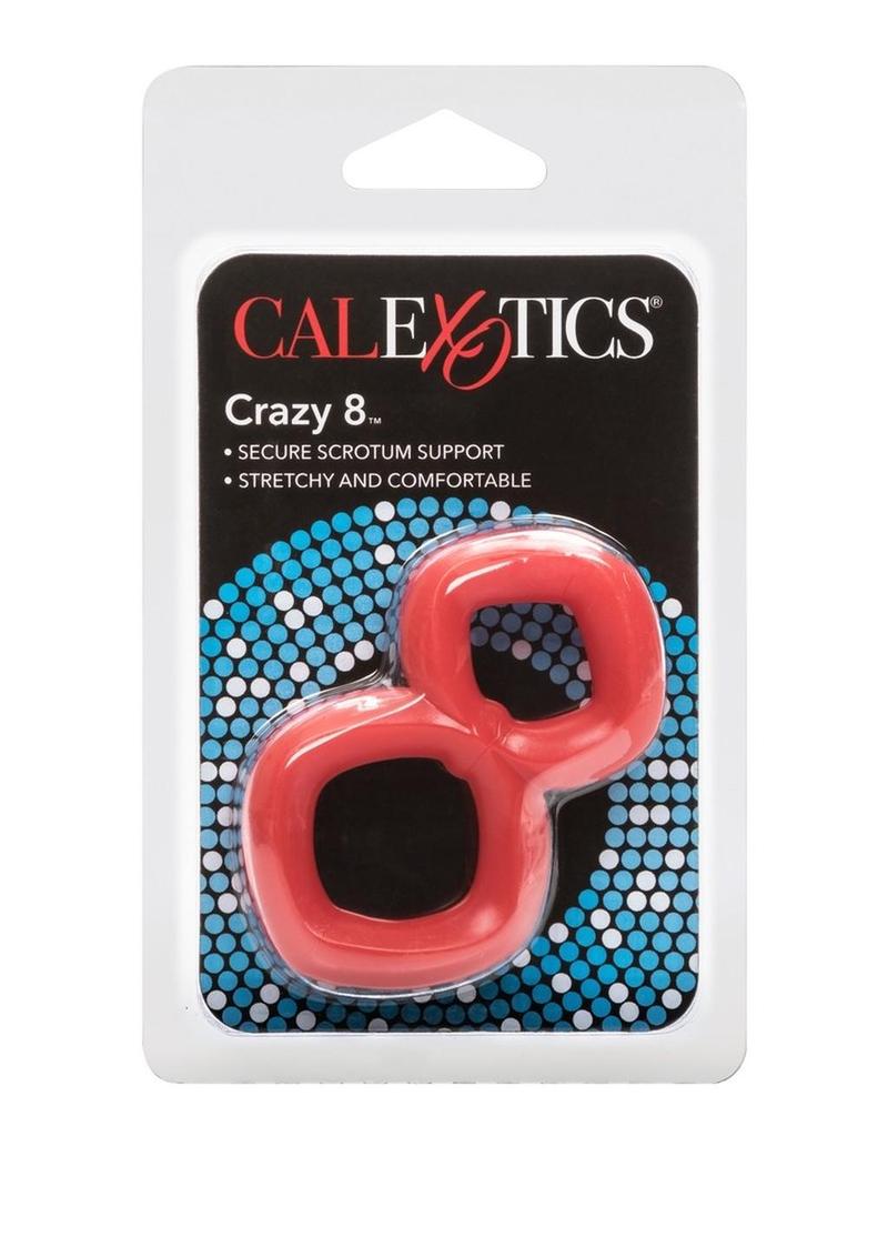 Crazy 8 Cock Ring - Red