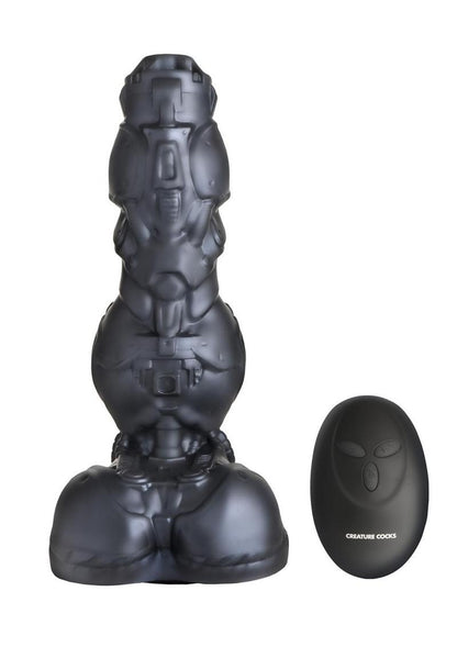 Creature Cock Thrusting and Vibrating Rechargeable Silicone Dildo