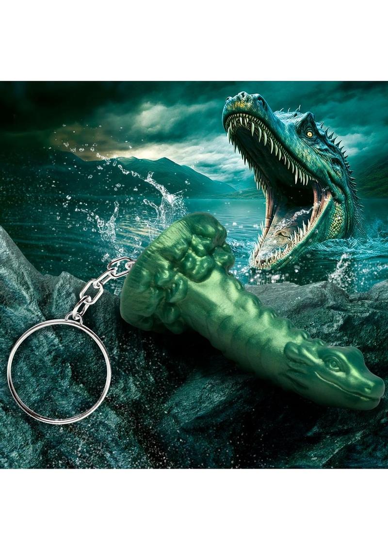 Creature Cocks Cockness Monster Keychain - Green/Metal