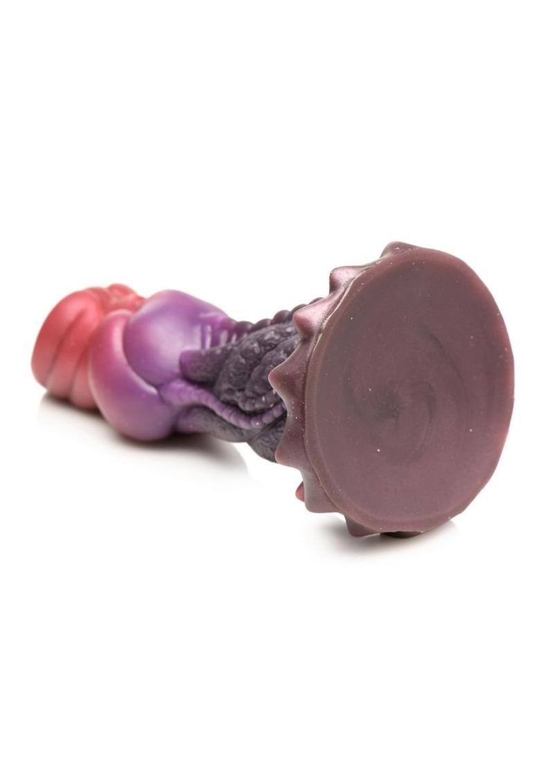 Creature Cocks Deep Diver Silicone Dildo - Brown/Red