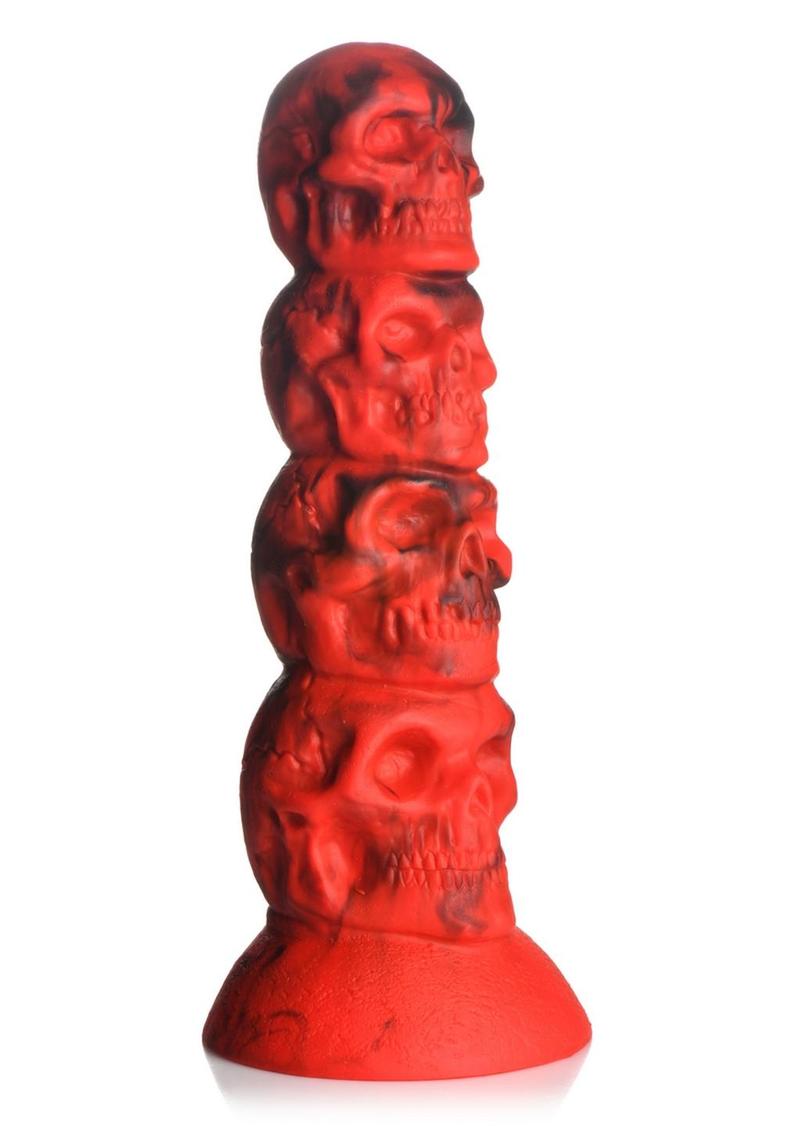 Creature Cocks Doom Silicone Dildo - Black/Red