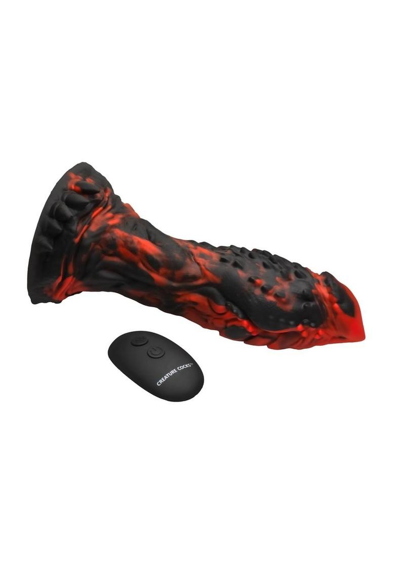 Creature Cocks Inferno Cock Vibrating Silicone Dildo