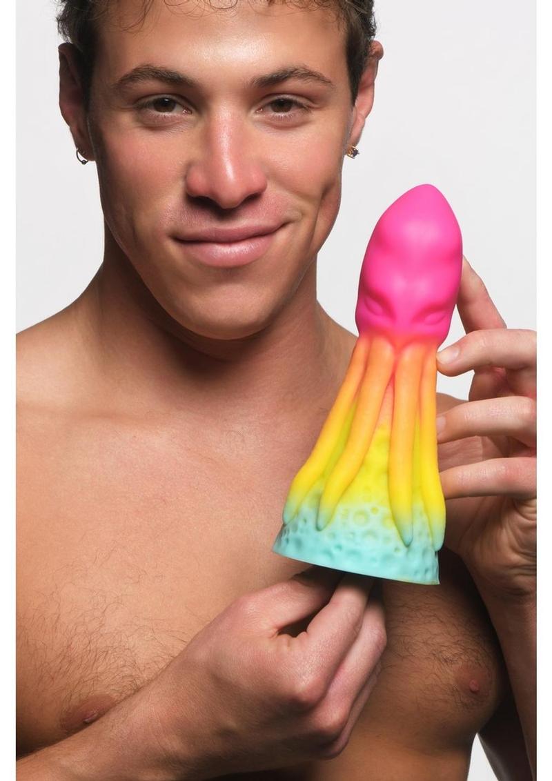 Creature Cocks King Kraken Silicone Dildo - Multicolor