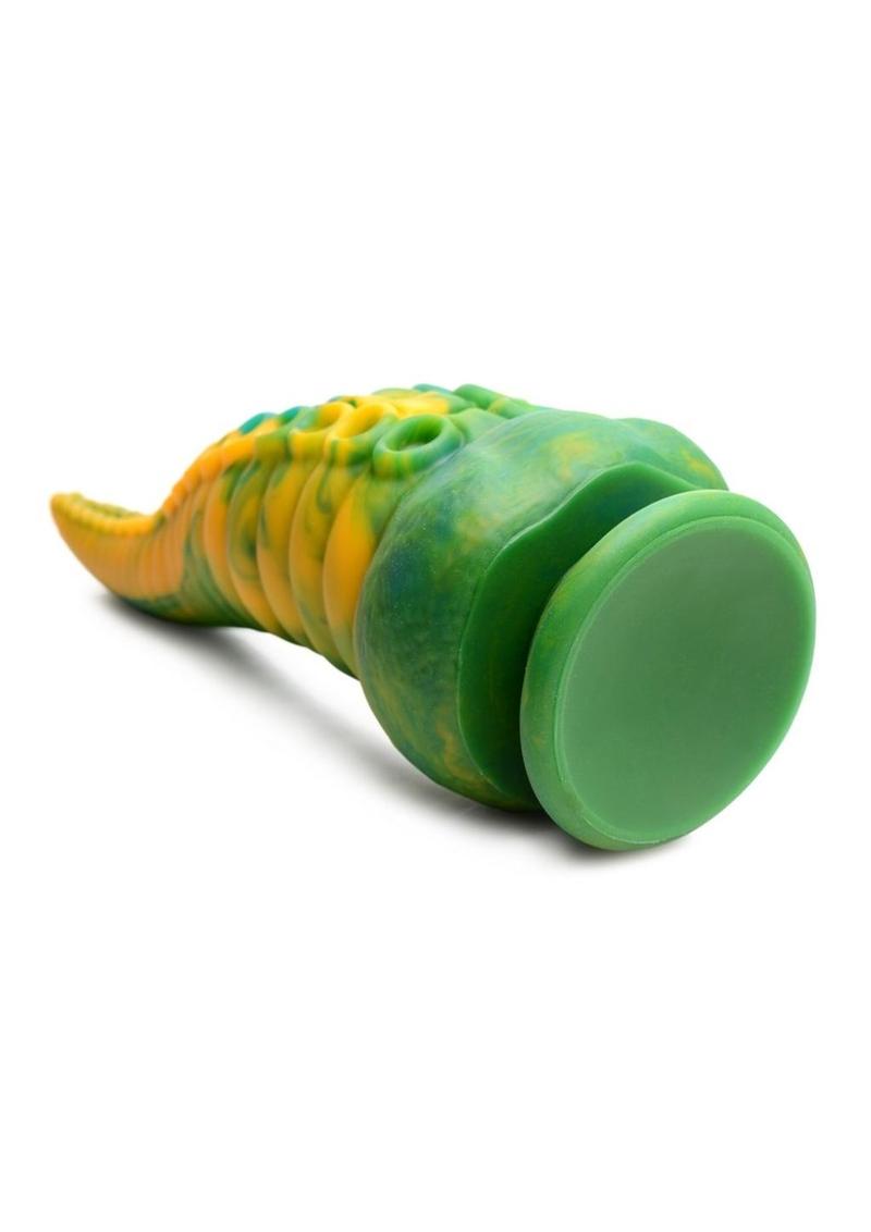 Creature Cocks Monstropus Tentacled Monster Silicone Dildo - Blue/Green/Yellow