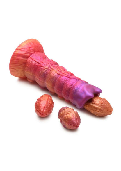 Creature Cocks Nymphoid Ovipositor Silicone Dildo - Multicolor