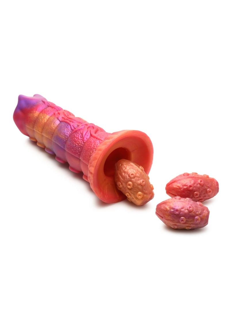Creature Cocks Nymphoid Ovipositor Silicone Dildo - Multicolor