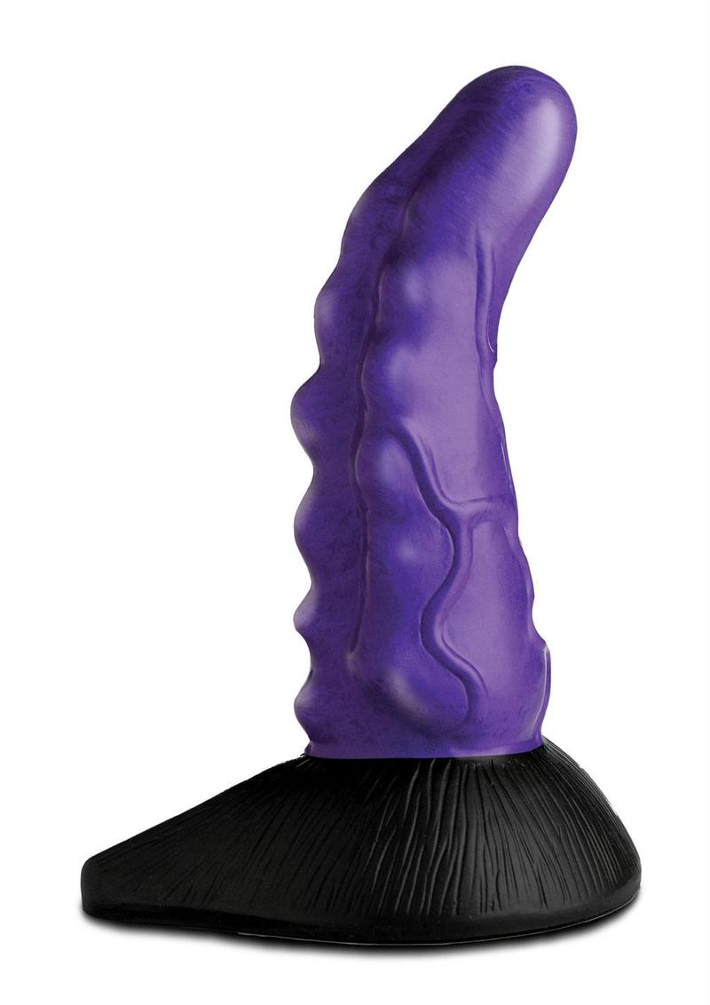 Creature Cocks Orion Invader Veiny Space Alien Silicone Dildo - Purple - 7.25in