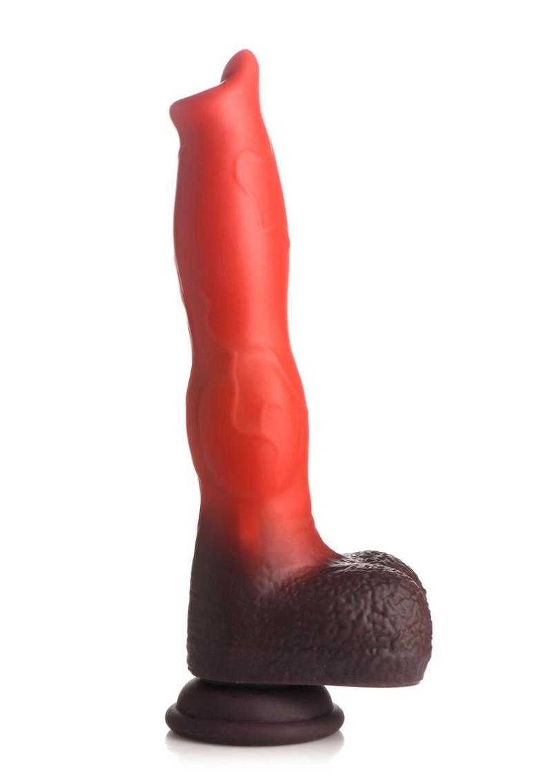 Creature Cocks Ramming Hound Thrusting and Vibrating Rechargeable Silicone Dildo