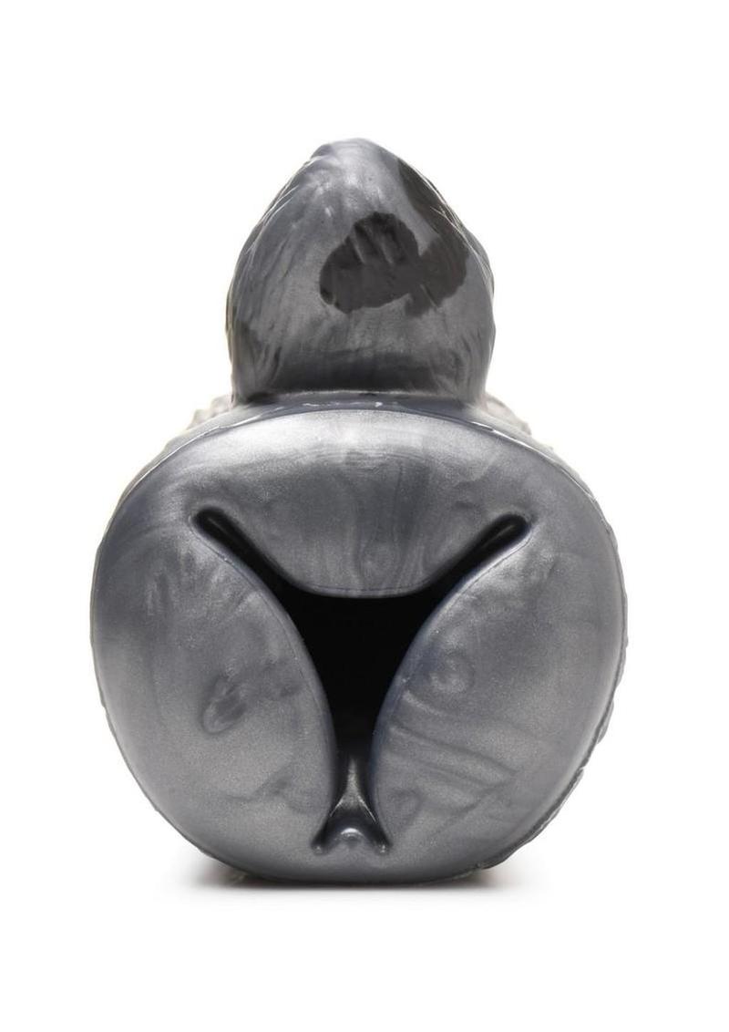Creature Cocks She-Wolf Silicone Stroker - Black/Silver